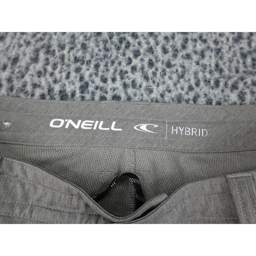 O'Neill‎ Hybrid Walk Shorts Mens 34 Grey Stretch Cargo Pockets